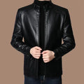 M-4XL Winter Leather Coat Men's Coat Plush Thick Lapel PU Jacket Spring and Autumn Korean Men's Wear