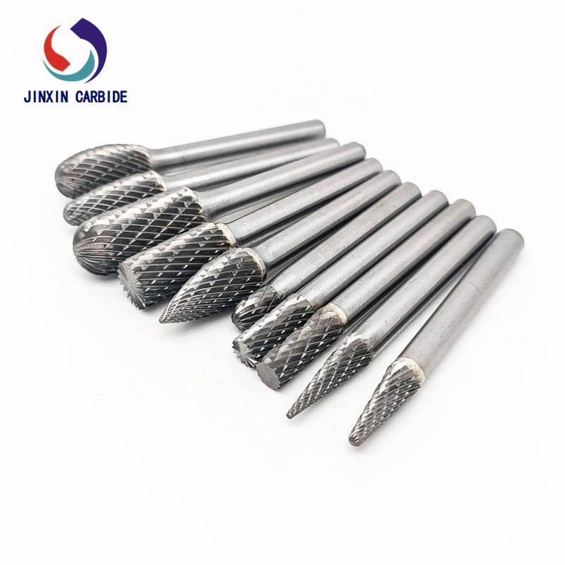 Factory Direct Double Cut Tungsten Carbide Rotary Burrs Solid Carbide Burr Tools with OEM Customization Support