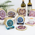 Irregular Round Oval Square Heart Silicone Coaster Resin Mold Sets for DIY Crafts