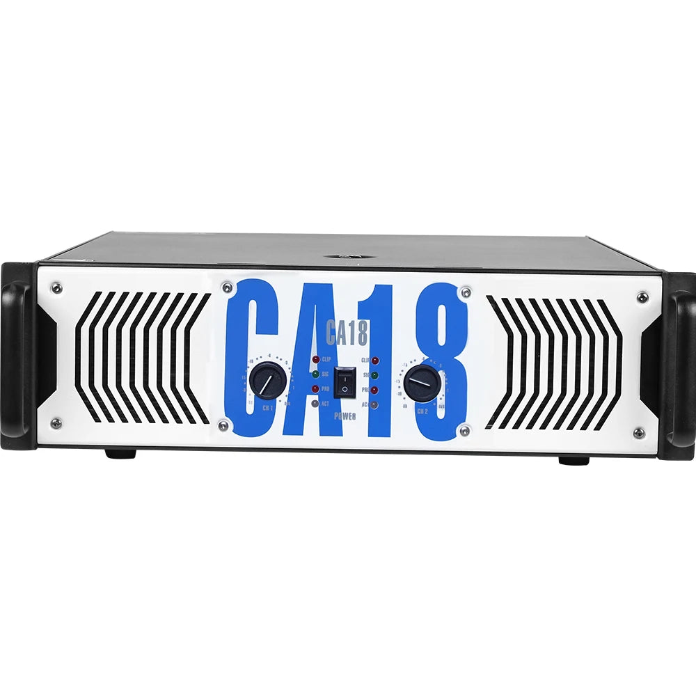 Biner CA18 2u 2ch 1100W Professional Power Amplifier for Stage Performance Concert Conference KTV Party MegaBDM