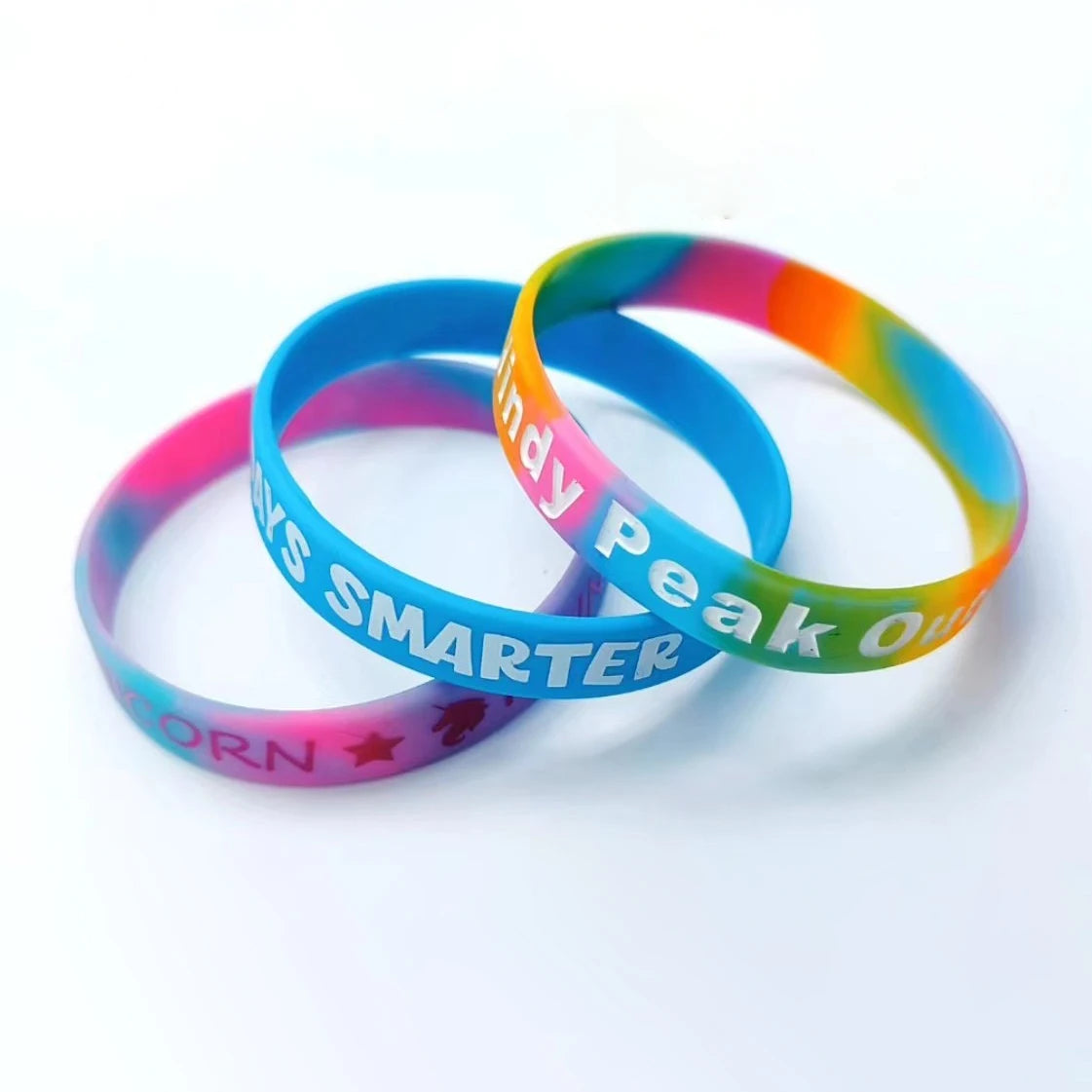 Wholesale Custom Silicone Wristband Keychain Bracelet Lanyard Rubber Bracelet with Custom Logo for Event Use