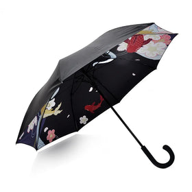 Rain Umbrella Windproof 2 Layer Umbrella Custom Umbrella Double Sided Print