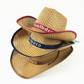 Sun Hats Men Women Flat Top Wide Brim Band Casual Outdoor Beach Straw Women Hats Summer Spring White Black Formal Dress Sun Hats