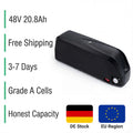 48V Battery Pack 20.8Ah Lithium Ion Baterie for Ebike Scooter Tricycle German Warehouse Fast Shipping Akku Case Set 50A BMS