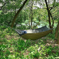 WOQI Double Hammock Camping Sleeping Bag Light Bio-based with Warm Cozy Fluffy Camping Quilt