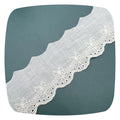 French Cotton Openwork Embroidered Lace Trim for Dress White Embroidery Fabric Knitted 100% Cotton Sustainable Zjm Embroidery