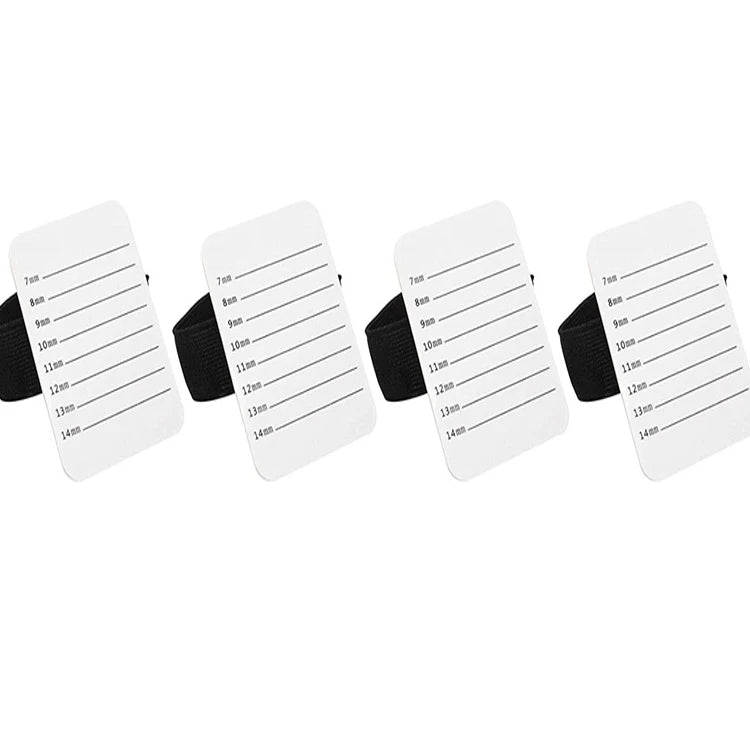 Private Label Eyelash Extension Pallet Pallet with Elastic Strap Acrylic Lash Tile Lash Holder
