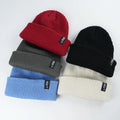 Custom Classic Knit Hat Winter Private Label Patch Logo Daily Wear Cuffed Warm Knitted Beanie for Men and Women