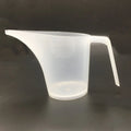 Early Riser 1000ml Transparent Plastic Measuring Cup with Handle & Spout - Ideal for Kitchen and Lab Use