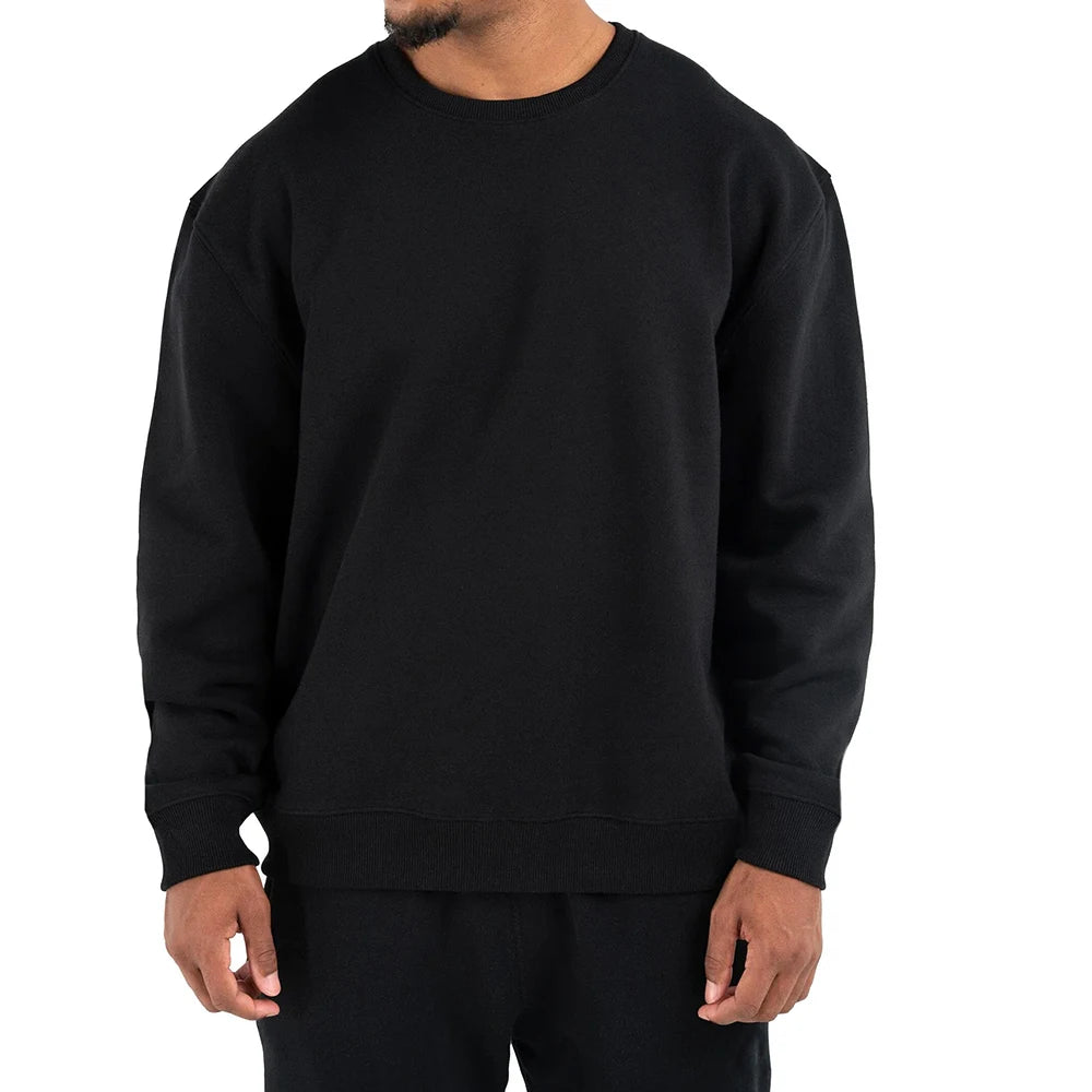 Custom Men Clothing Street Wear Sweatshirt Fleece Hip Hop Unisex Regular Fit Autumn Eco-Friendly Breathable Hoodies Sweatshirts