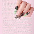 3D Customized Temporary Tattoos for Kids Autumn Nail Art Stickers Plastic Material for Girls