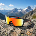 Trendy Custom Logo Brand TR90 UV400 Full Rim Polarized Sports Sunglasses for Men Lightweight Comfortable Cycling Outdoor