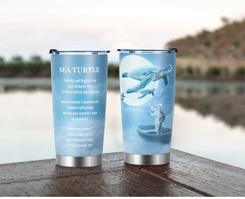 Vacuum Insulated Stainless Steel 20oz/30oz Tumbler Thermos Travel Coffee Mug Cup Drinkware