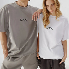 Women Summer Clothes 2026 Short Sleeve 100% Cotton T Shirt High Quality Vintage Tee Oversized T-shirt Custom Unisex Shirts