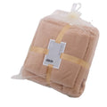 Wholesale Microfiber Coral Fleece Towel Set Multifunctional Quick-Dry Solid Color Knitted Technique Variety Pattern