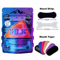 HLK Comfortable Premium Cotton 30Pcs Customize Package Sleep Better Strips Patch Anti Snoring Mouth Tape for Sleeping