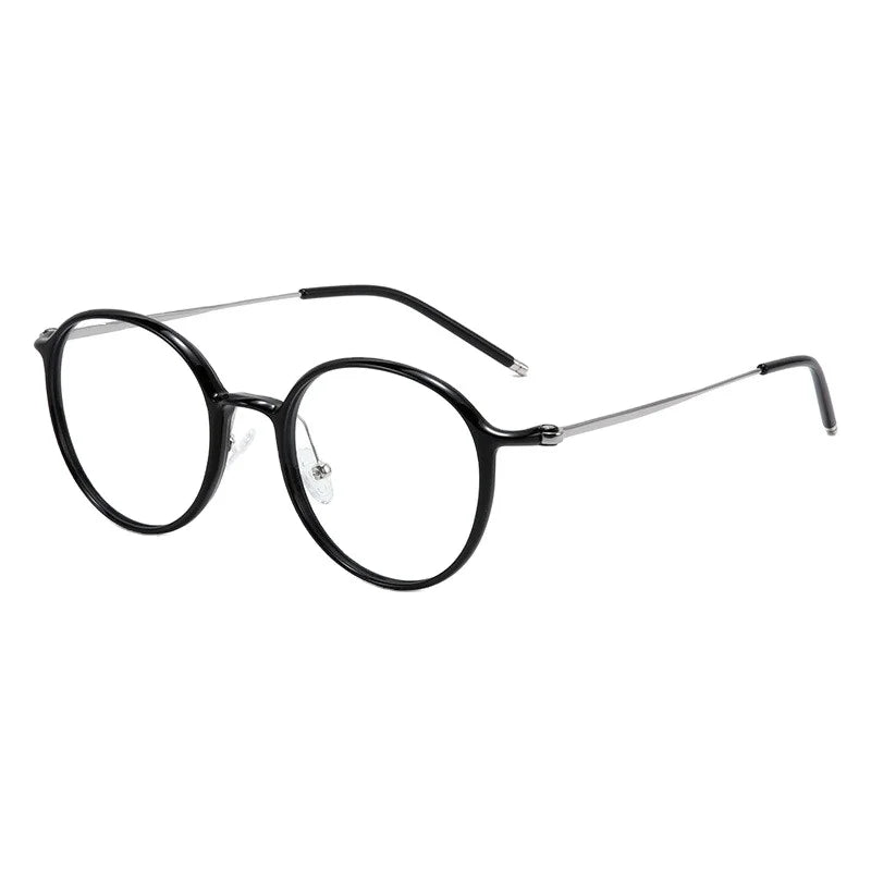 TR90 Pure Titanium Flat Mirror Frame Glasses Anti-Blue Light Light Glasses Custom Logo