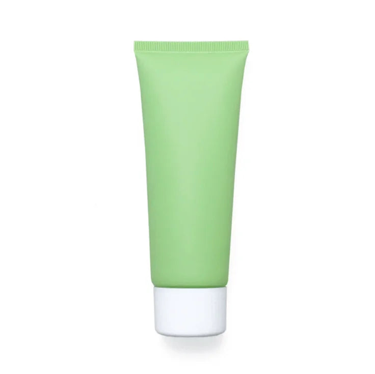 100g 100ml Matte Green Hand Wash Empty Gel Storage Bottle Sunscreen Squeeze Plastic Bottle for Skincare Cosmetic Packaging