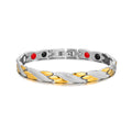 Factory Wholesale Man Jewelry Stainless Steel Health Bio Energy Bracelet Magnetic Silver Man Bracelet