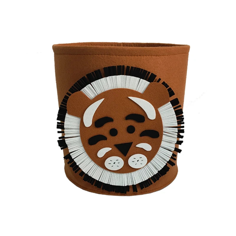 Customized Fabric Felt Toys Storage Basket