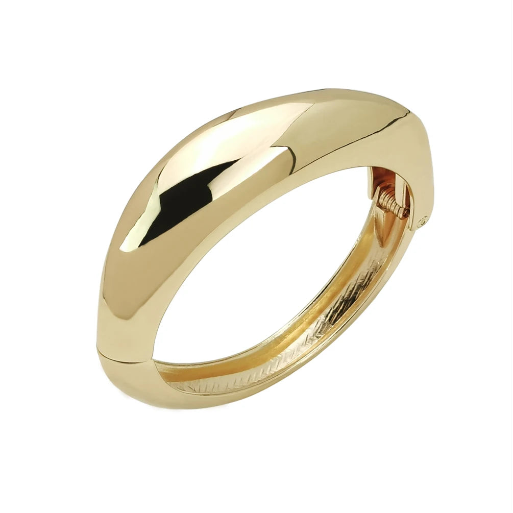 New Arrival Irregular Shape Cuff Bangle Bracelet for Women Statement Metal Alloy Gold Plated Charm Bracelets Fashion Accessories
