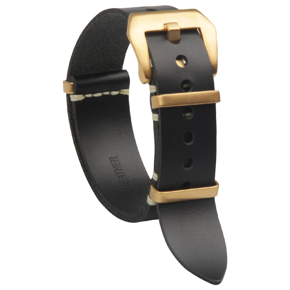 Watch Strap Leather Full Grain Leather Watch Straps Mens Watch Leather Strap