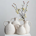 Modern  Large Ceramic Vase Earth Ware  Water Jar Cream Stone Ceramic Vase