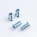 M6.2*13mm Carbon Steel Zinc Plated Pozi Flat Head Furniture Self Tapping Euro Screw