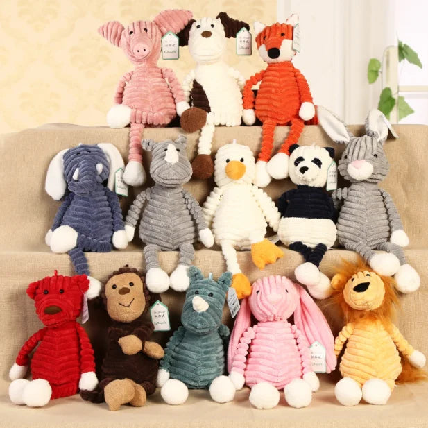 Cute Dog Squeaky Interactive Plush Toy for Dogs/Cats & Small Animals-Training & Patrol Play PP Material Wholesale