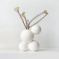 Modern Ins Style White Ceramic Crafts Wabi Sabi Decorative Art Creative Desktop Decoration Wholesale