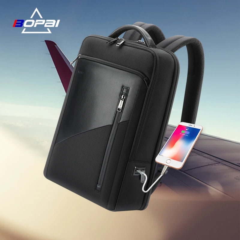 Wholesale Bopai Business Usb Charging Back Pack Anti Theft 15.6 Inch Laptop College Casual Fashion Men Backpack