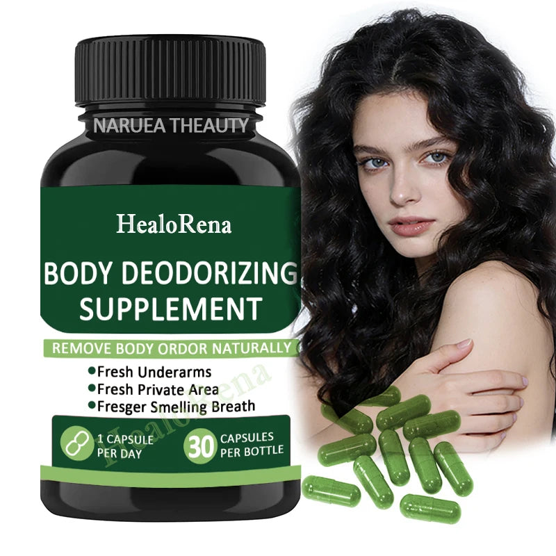 OEM Body Chlorophyll Capsules Parsley Leaf Extract Capsules Body Odor Magic Removal Body Deodorization Capsules