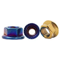 Titanium Alloy M10 Flange Bolt Nut for Bicycle Motorcycle Motor Bike Rear Wheel Axle Sprocket Car Modification