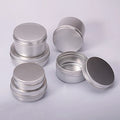 10g 30g 50g Professional Custom Aluminum Cosmetic Jar Round Tin Body Cream Packaging Aluminum Powder Jar