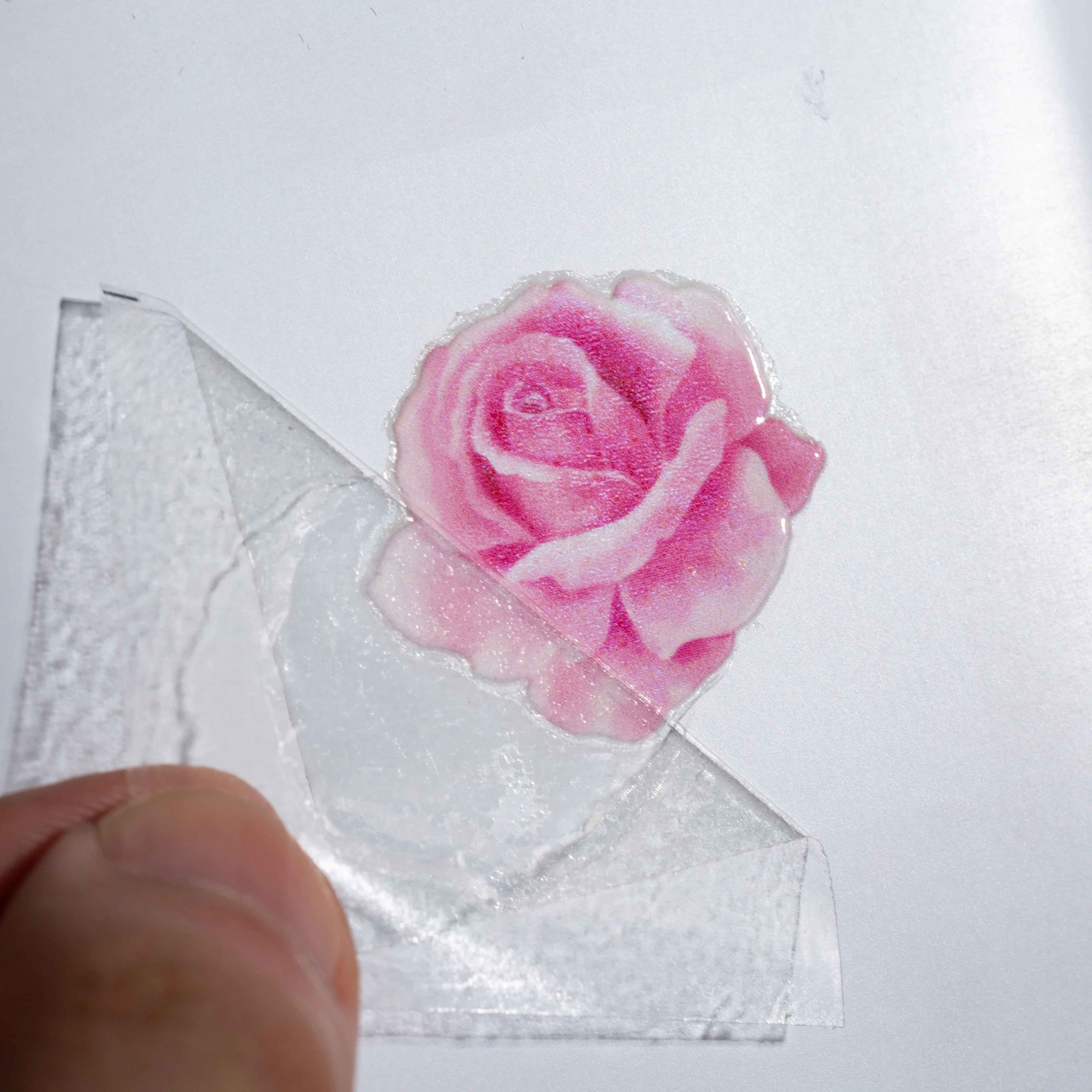 Custom Logo Waterproof Luxury 3D Printed UV Adhesive Vinyl Transfer Labels Stickers for Packing