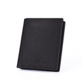 2026 Handmade Compact Luxury Premium PU Leather Zipper Short Wallet for Men