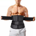 Wholesale s Para Hombre Zipper Double Belt Neoprene Waist Trainer Sauna Waist Trimmers Girdle for Men
