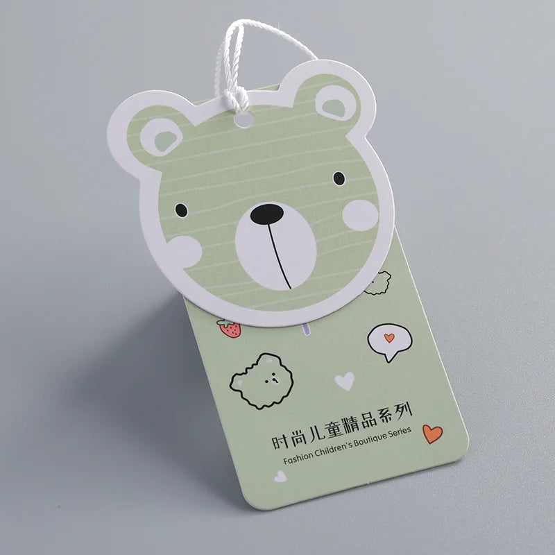 Children's Clothing Labels Fashionable Embossed Labels LOGO Hanging Labels