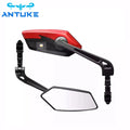 Bicycle Universal Rear View Mirror Folding Panoramic Two-color Wide-range Durable Road Bicycles
