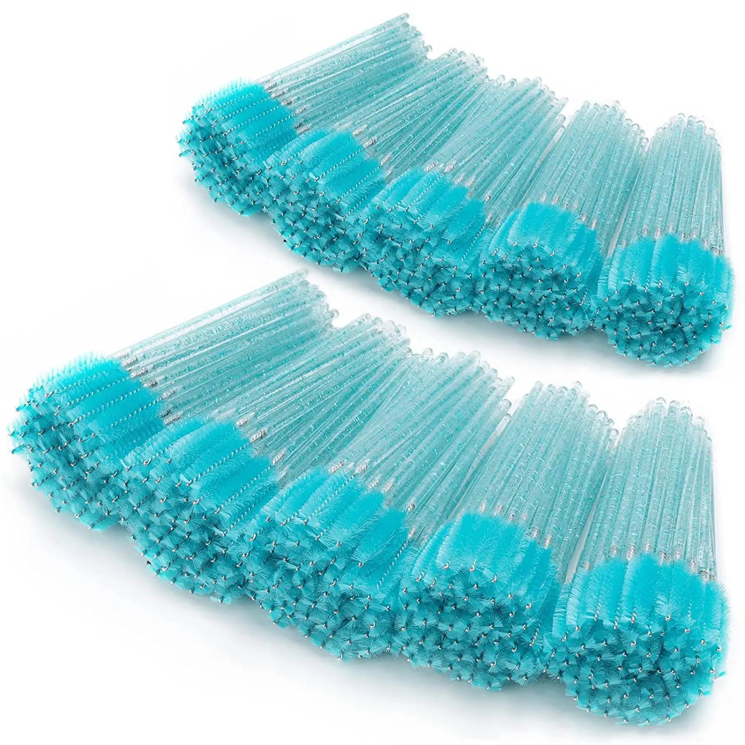 50pcs/bag Crystal Mascara Wands Disposable Eyelash Extension Tool Eye Lash Brushes Makeup Applicator Kit Factory Price