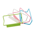 Multi-Functional Trackless Towel Hanging Rack Plastic Rag Rack for Kitchen and Bathroom Cabinet