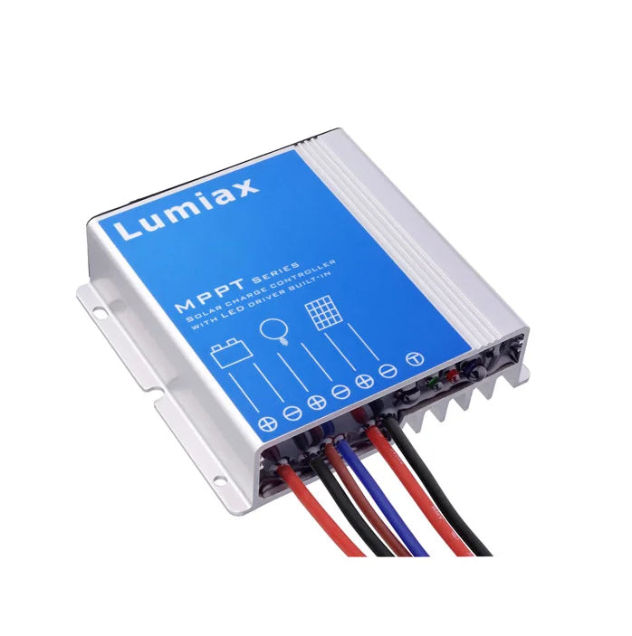 10A 12V MPPT Solar Charge Controller with Lighting Controller Function 45V Max Solar Input IP67 Protection 96% Efficiency