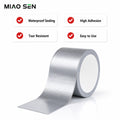 Heavy Duty Waterproof Silver Duct Tape Strong Adhesive Single Sided Bulk Tape for Indoor Outdoor Daily Repairs
