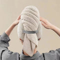 HaoKey 300gsm Coral Fleece Charming Solid Color Towel Ultra-Soft Absorbent Coral Fleece Towel with Quick-Dry Loop for Bathroom