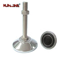 FT-T120 Anti-Vibration Adjustable Leveling Feet  Heavy Industrial Equipment Foundation Leg With Rubber Pad
