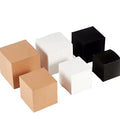 Custom White Cardboard Box 250g-400g Quality Materials Small Candle Carton with Embossing Printing