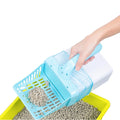 Plastic Cat Litter Shovel and Pet Neater Scooper Hollow Dog Sand Cleaning Sifter for Cats Sand Scoops