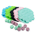 YS DIY Home Kitchen Ice Cube Tray Summer Honeycomb Shape Ice Tray Ice Cube Mold Storage Containers Drinks Silicon Mould Tools