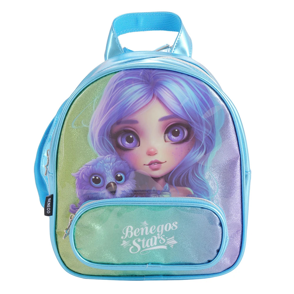 Custom logo Boy Girl School Bag Backpacks for Kids with Cartoon Characters