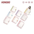 Mini Transparent PVC Clear 3-Ring Binder Covers Cute Spiral Style Notebook Loose Leaf Binder Ring Protector Mini Binder Pockets